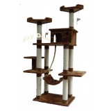 Cat Tree Scratch Post Scratching Pole Toy Tower Gym 180cm 